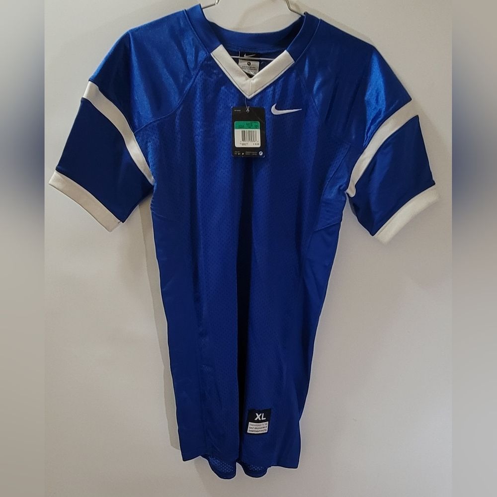 Nike Athletic Royal Blue Youth Small Football Jersey